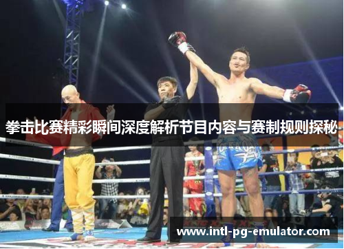 拳击比赛精彩瞬间深度解析节目内容与赛制规则探秘 拳击比赛精彩瞬间深度解析节目内容与赛制规则探秘